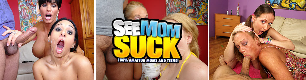 Mom and Teen Blowjob