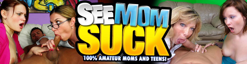 Mom and Teen Blowjob